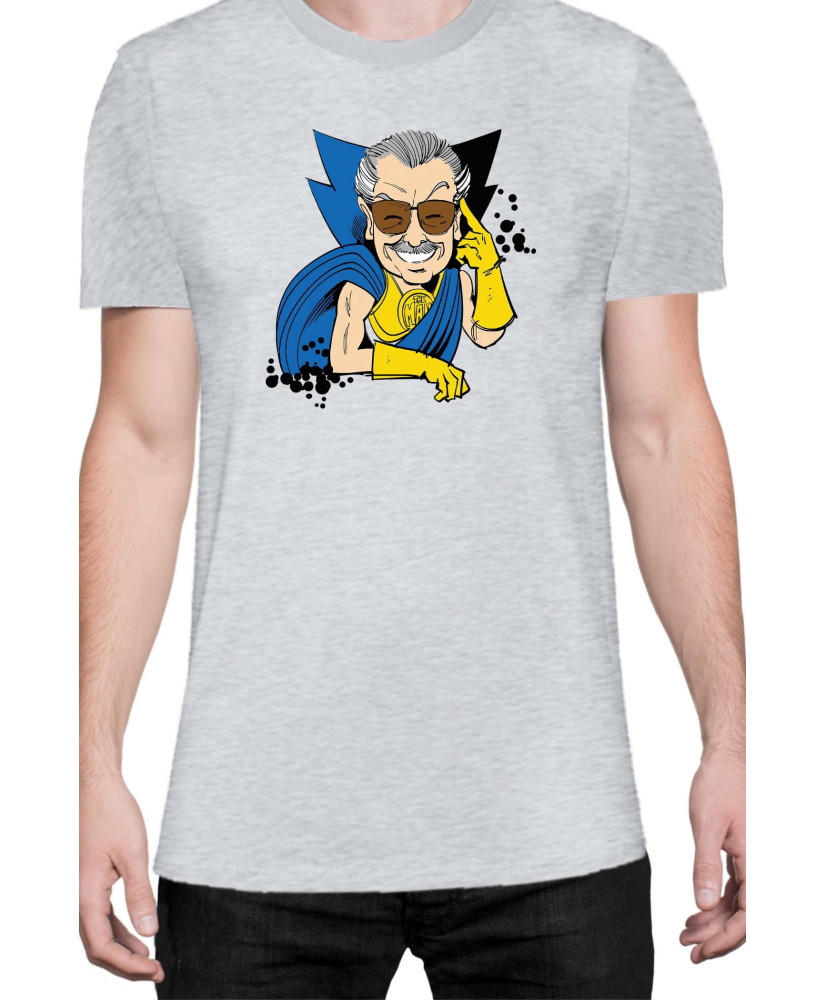 Мъжка Тениска Marvel Universe Super Heroes Stan Lee Uatu Watchers