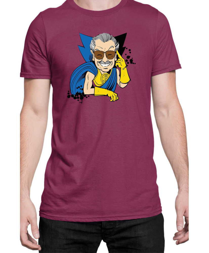 Мъжка Тениска Marvel Universe Super Heroes Stan Lee Uatu Watchers