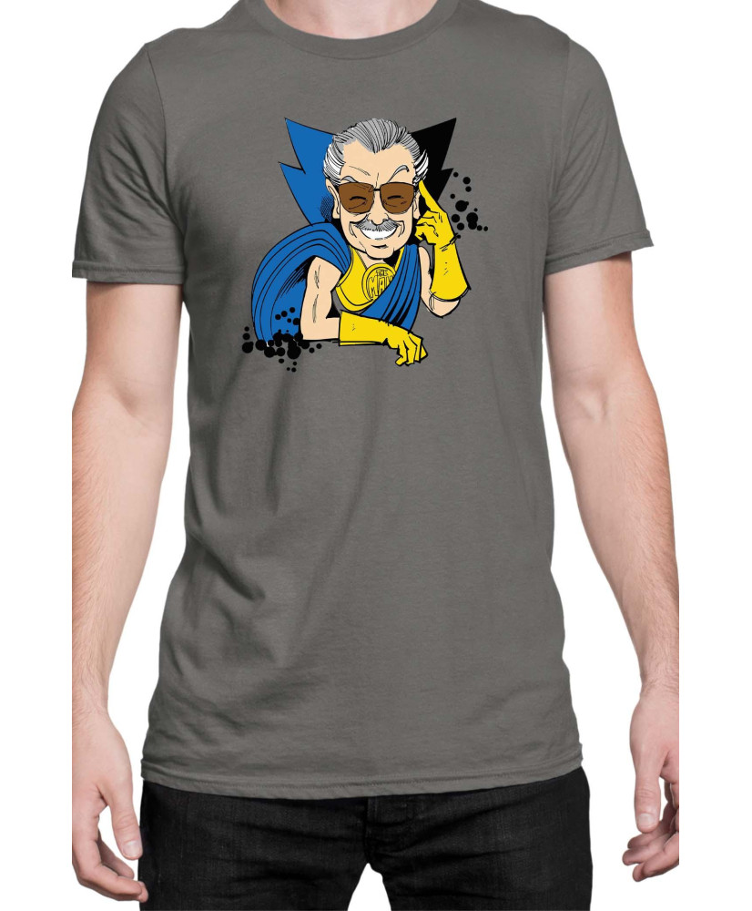 Мъжка Тениска Marvel Universe Super Heroes Stan Lee Uatu Watchers