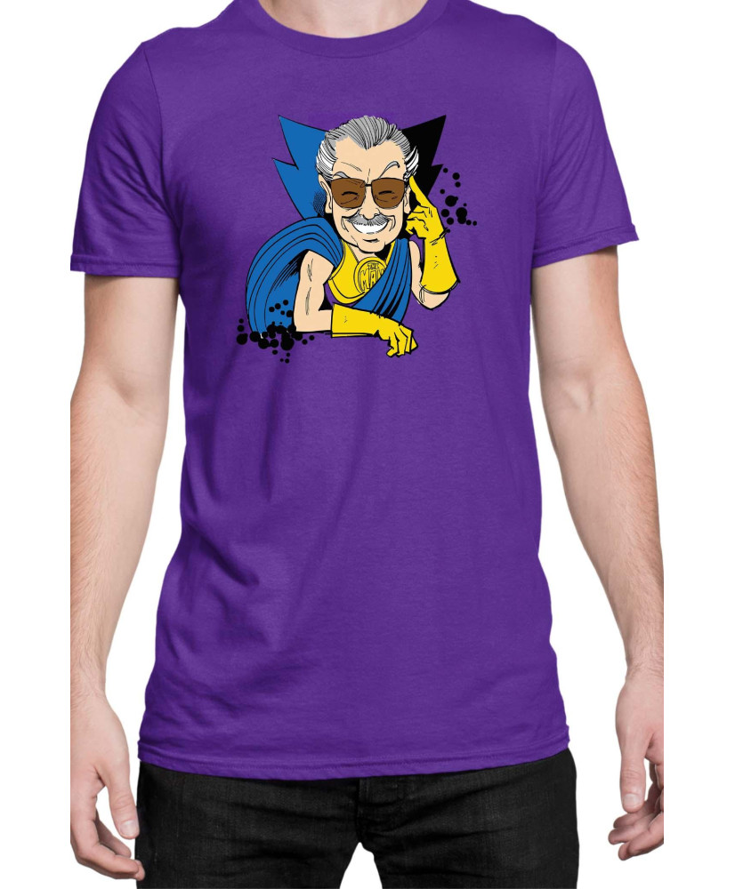 Мъжка Тениска Marvel Universe Super Heroes Stan Lee Uatu Watchers