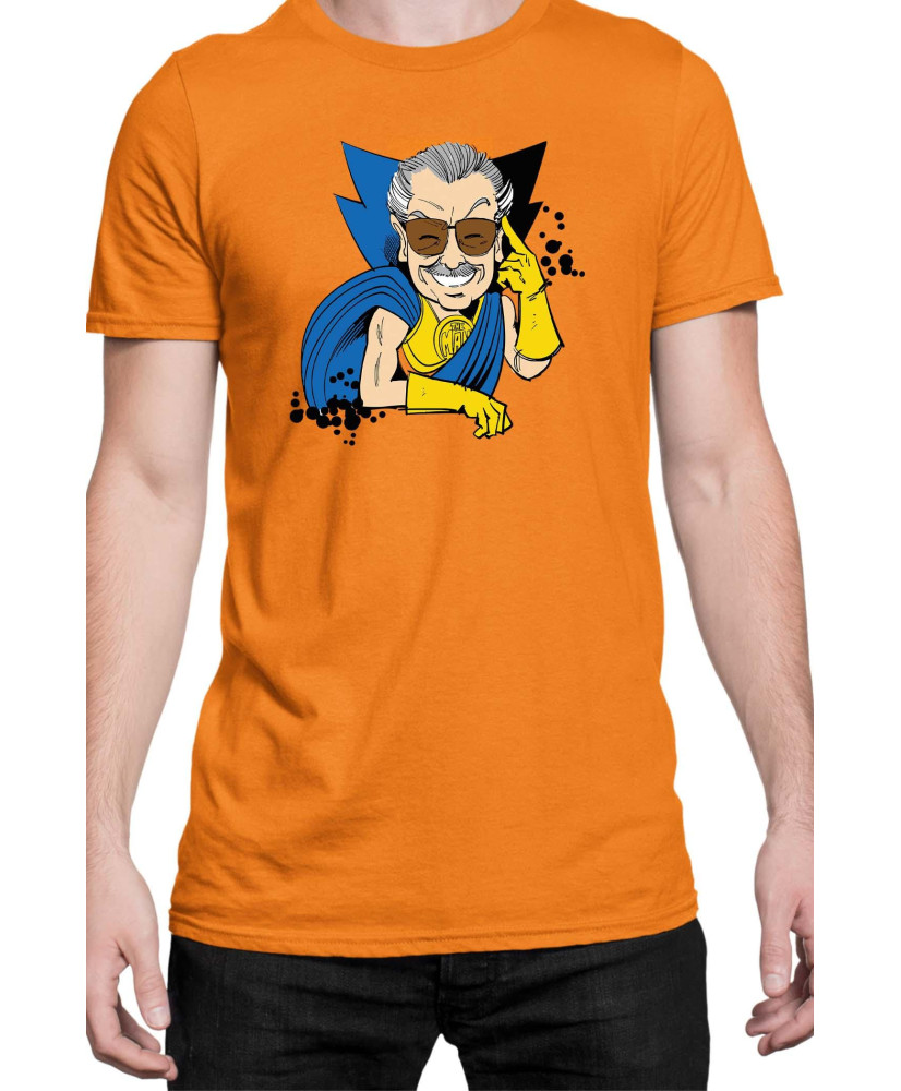 Мъжка Тениска Marvel Universe Super Heroes Stan Lee Uatu Watchers