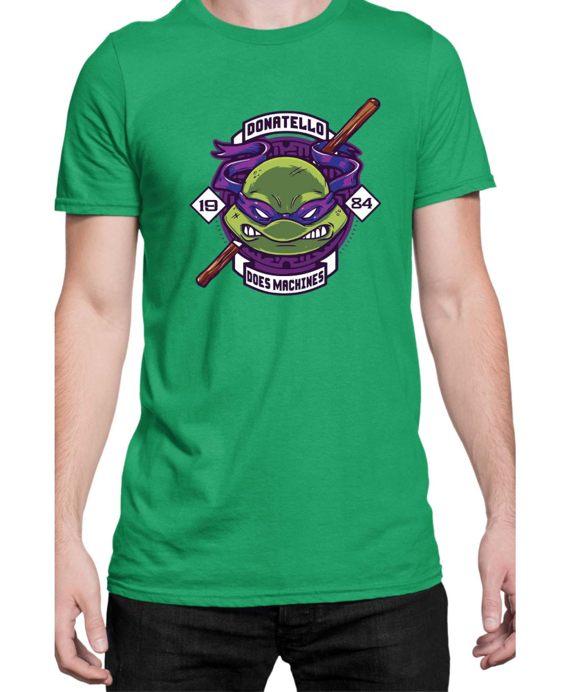 Мъжка Тениска Tmnt Teenage Mutant Ninja Turtles Donatelo Does Machines