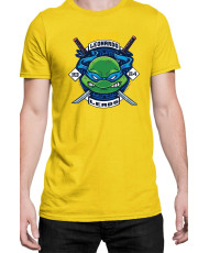 Мъжка Тениска Tmnt Teenage Mutant Ninja Turtles Leonardo Leads