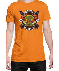 Мъжка Тениска Tmnt Teenage Mutant Ninja Turtles Michelangelo Party Dude