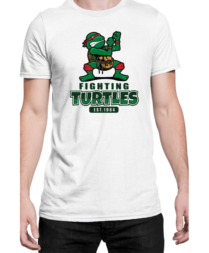 Мъжка Тениска Tmnt Teenage Mutant Ninja Turtles Raphael Turtles Fighting