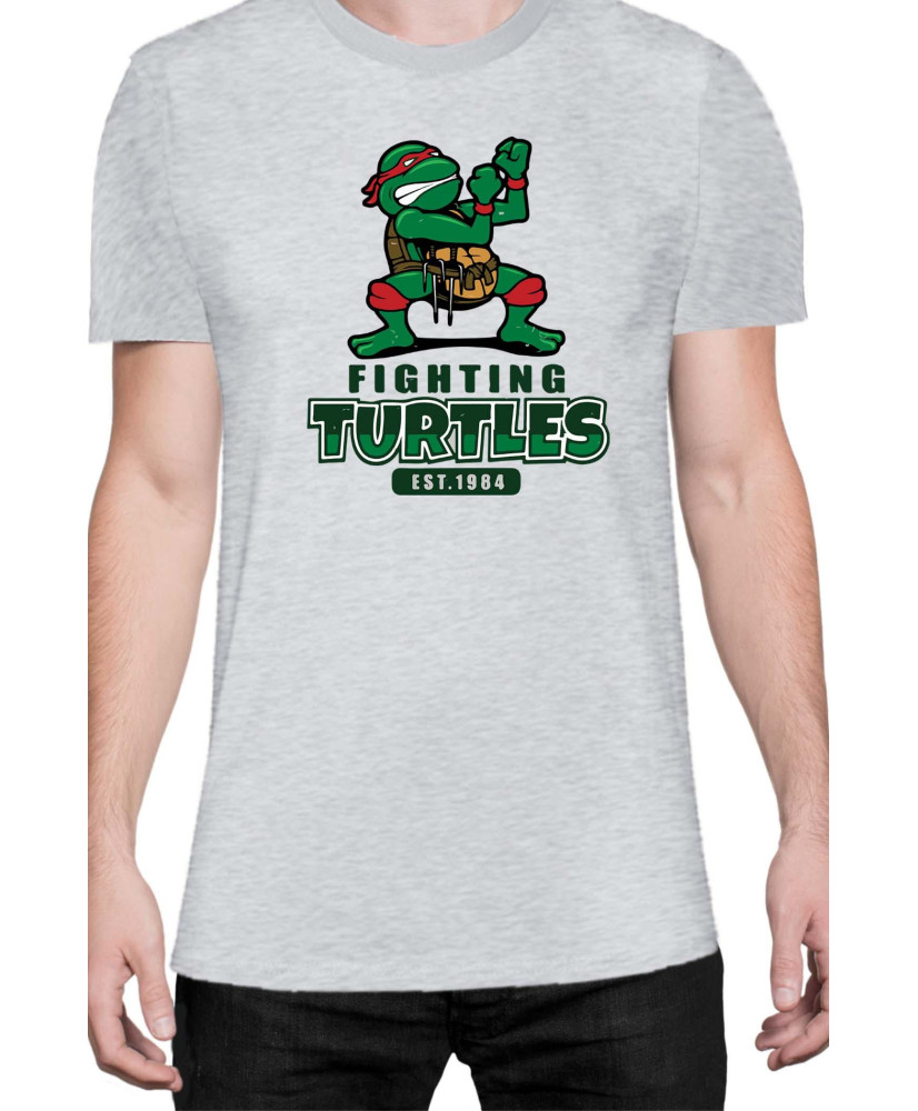 Мъжка Тениска Tmnt Teenage Mutant Ninja Turtles Raphael Turtles Fighting