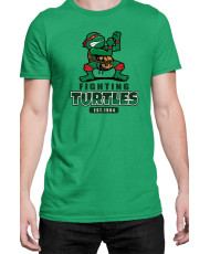 Мъжка Тениска Tmnt Teenage Mutant Ninja Turtles Raphael Turtles Fighting