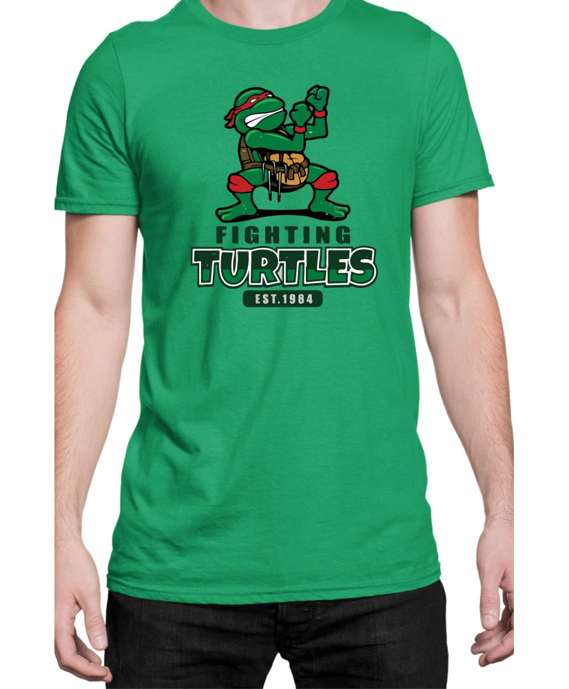 Мъжка Тениска Tmnt Teenage Mutant Ninja Turtles Raphael Turtles Fighting