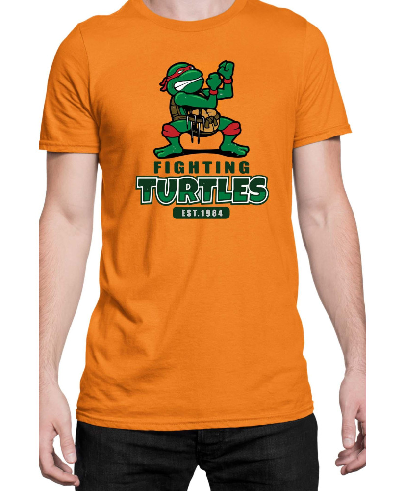 Мъжка Тениска Tmnt Teenage Mutant Ninja Turtles Raphael Turtles Fighting