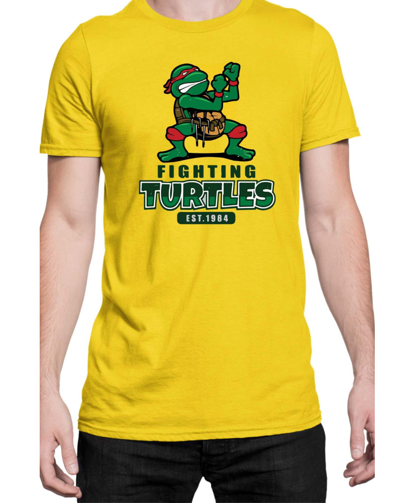 Мъжка Тениска Tmnt Teenage Mutant Ninja Turtles Raphael Turtles Fighting