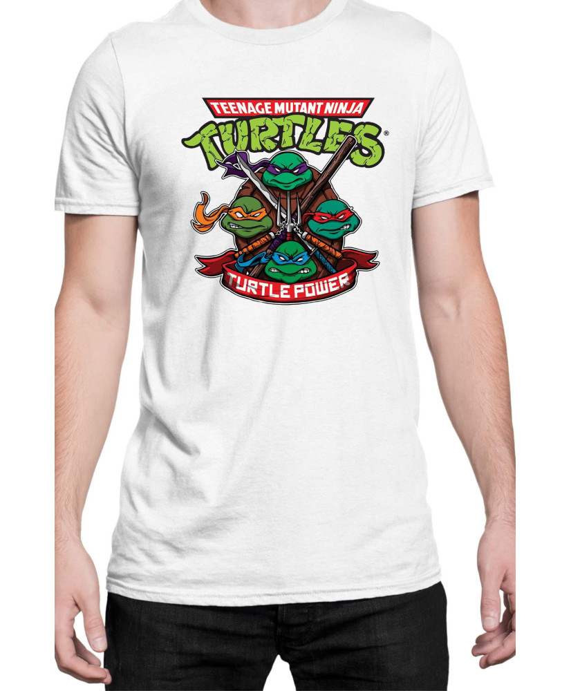 Мъжка Тениска Tmnt Teenage Mutant Ninja Turtles Turtle Power