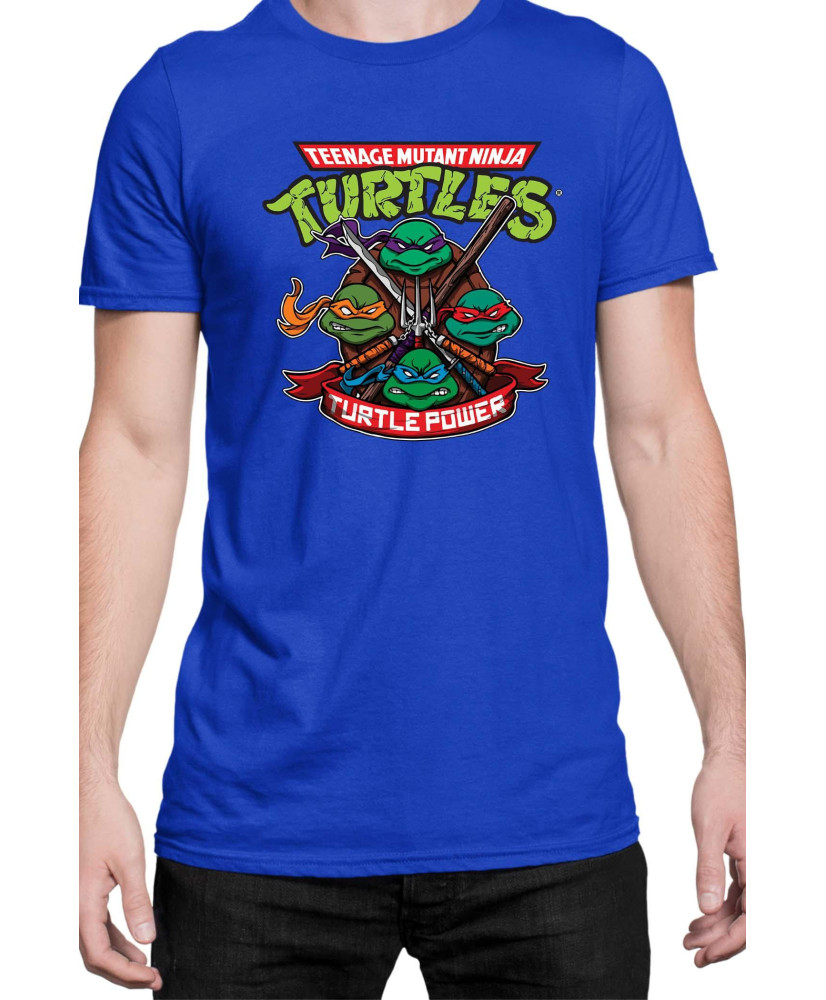 Мъжка Тениска Tmnt Teenage Mutant Ninja Turtles Turtle Power
