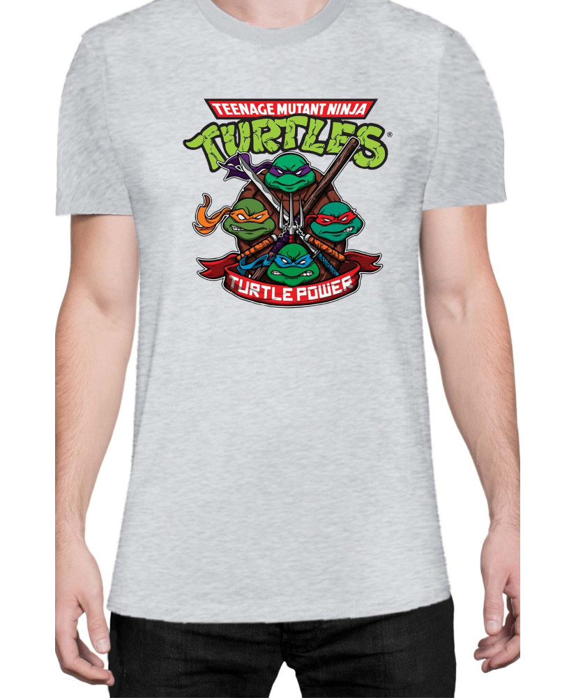 Мъжка Тениска Tmnt Teenage Mutant Ninja Turtles Turtle Power