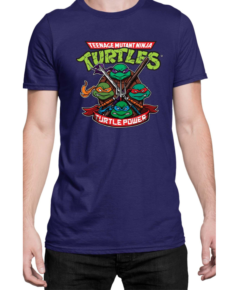 Мъжка Тениска Tmnt Teenage Mutant Ninja Turtles Turtle Power