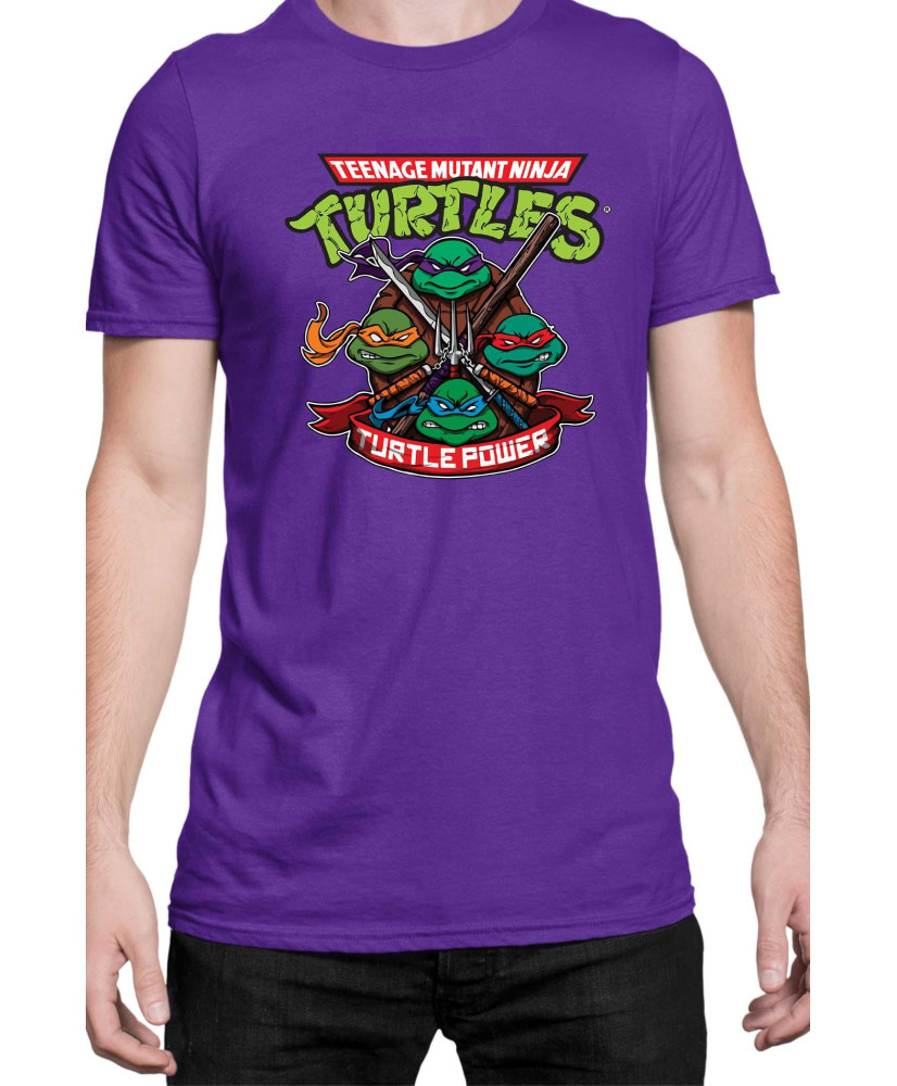 Мъжка Тениска Tmnt Teenage Mutant Ninja Turtles Turtle Power