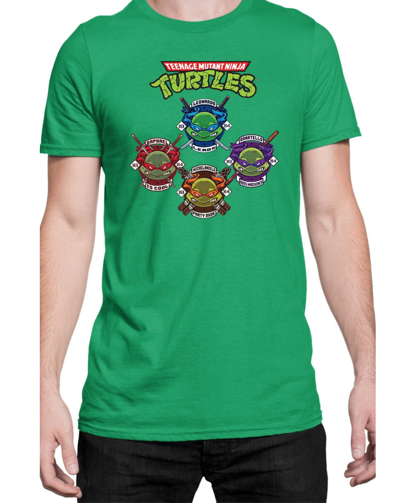 Мъжка Тениска Tmnt Teenage Mutant Ninja Turtles Turtles
