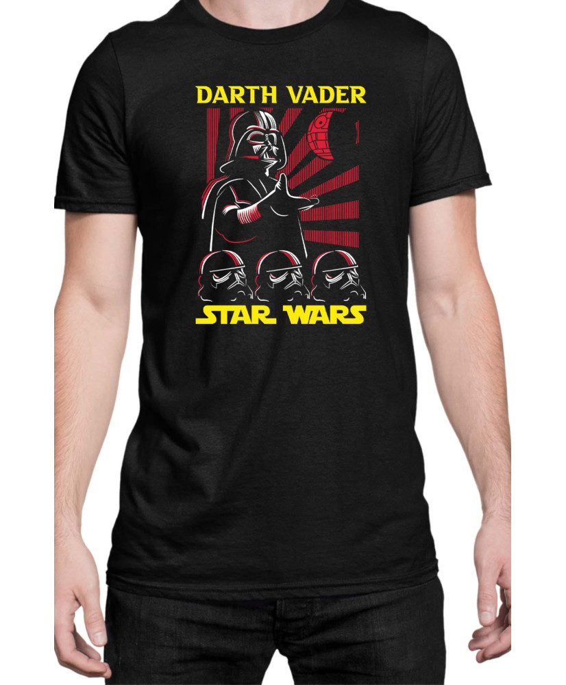 Мъжка Тениска Star Wars Death Star Vader