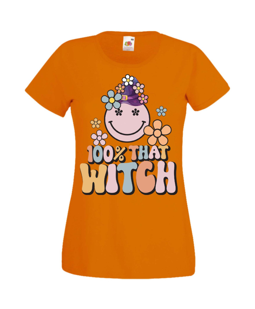 Дамска Тениска Хелоуин Вси Светии Halloween Halloween, October, Pumpkin, Spooky, Witch, Ghost, Candy, Trick Or Treat, Disguise, 