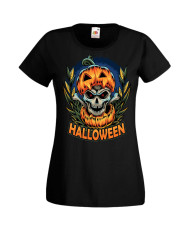 Дамска Тениска Хелоуин Вси Светии Halloween Halloween, October, Pumpkin, Spooky, Witch, Ghost, Candy, Trick Or Treat, Disguise, 