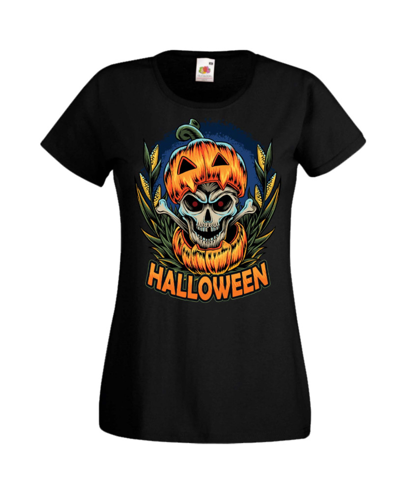 Дамска Тениска Хелоуин Вси Светии Halloween Halloween, October, Pumpkin, Spooky, Witch, Ghost, Candy, Trick Or Treat, Disguise, 