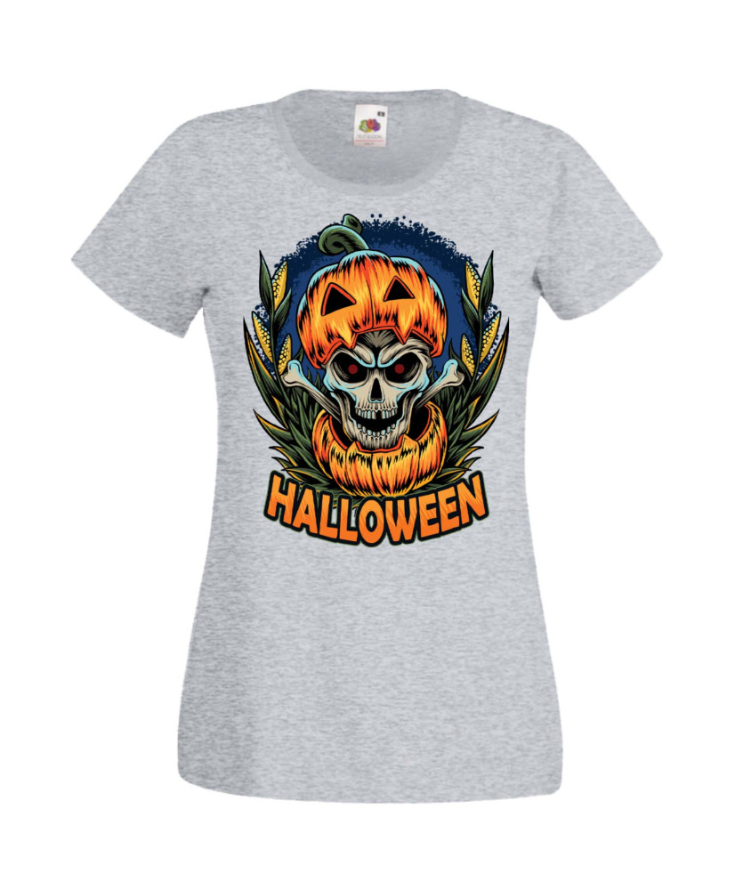 Дамска Тениска Хелоуин Вси Светии Halloween Halloween, October, Pumpkin, Spooky, Witch, Ghost, Candy, Trick Or Treat, Disguise, 