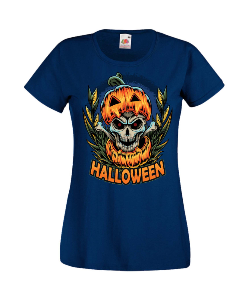 Дамска Тениска Хелоуин Вси Светии Halloween Halloween, October, Pumpkin, Spooky, Witch, Ghost, Candy, Trick Or Treat, Disguise, 