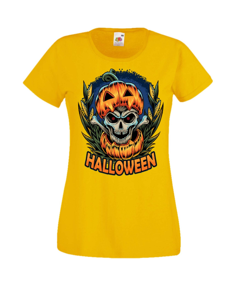 Дамска Тениска Хелоуин Вси Светии Halloween Halloween, October, Pumpkin, Spooky, Witch, Ghost, Candy, Trick Or Treat, Disguise, 