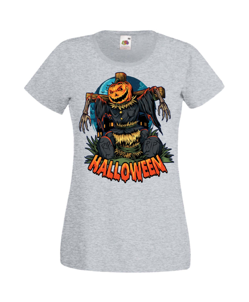Дамска Тениска Хелоуин Вси Светии Halloween Halloween, October, Pumpkin, Spooky, Witch, Ghost, Candy, Trick Or Treat, Disguise, 