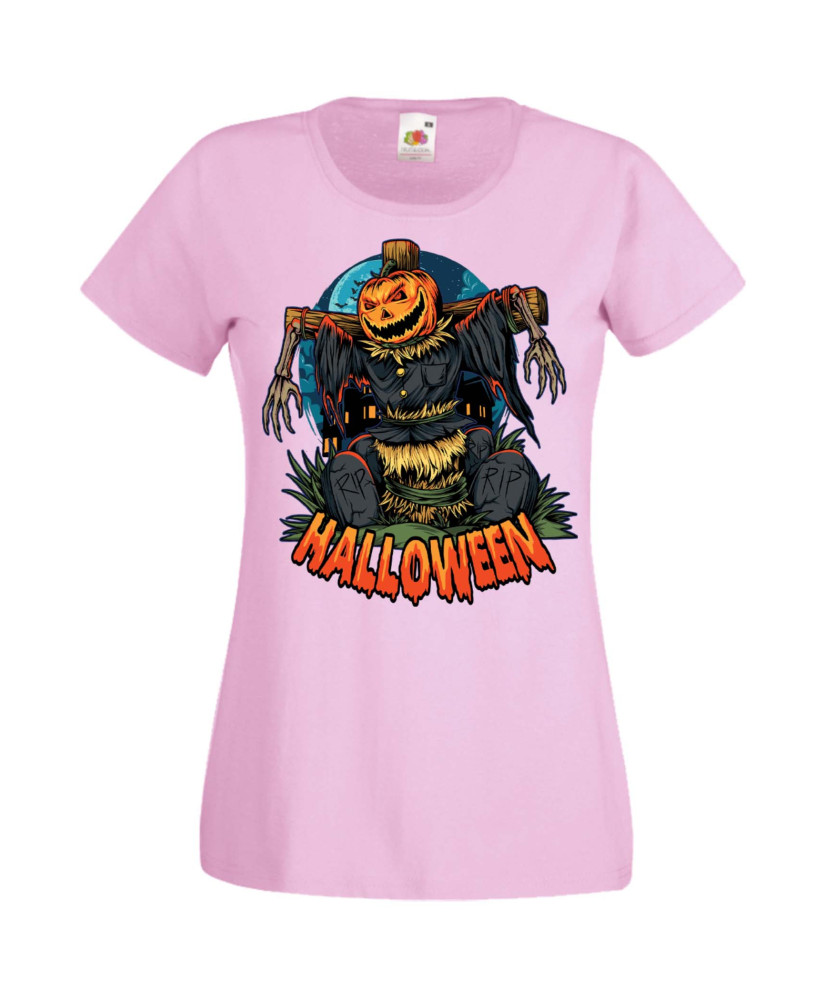 Дамска Тениска Хелоуин Вси Светии Halloween Halloween, October, Pumpkin, Spooky, Witch, Ghost, Candy, Trick Or Treat, Disguise, 