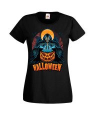Дамска Тениска Хелоуин Вси Светии Halloween Halloween, October, Pumpkin, Spooky, Witch, Ghost, Candy, Trick Or Treat, Disguise, 