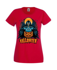 Дамска Тениска Хелоуин Вси Светии Halloween Halloween, October, Pumpkin, Spooky, Witch, Ghost, Candy, Trick Or Treat, Disguise, 