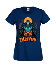 Дамска Тениска Хелоуин Вси Светии Halloween Halloween, October, Pumpkin, Spooky, Witch, Ghost, Candy, Trick Or Treat, Disguise, 