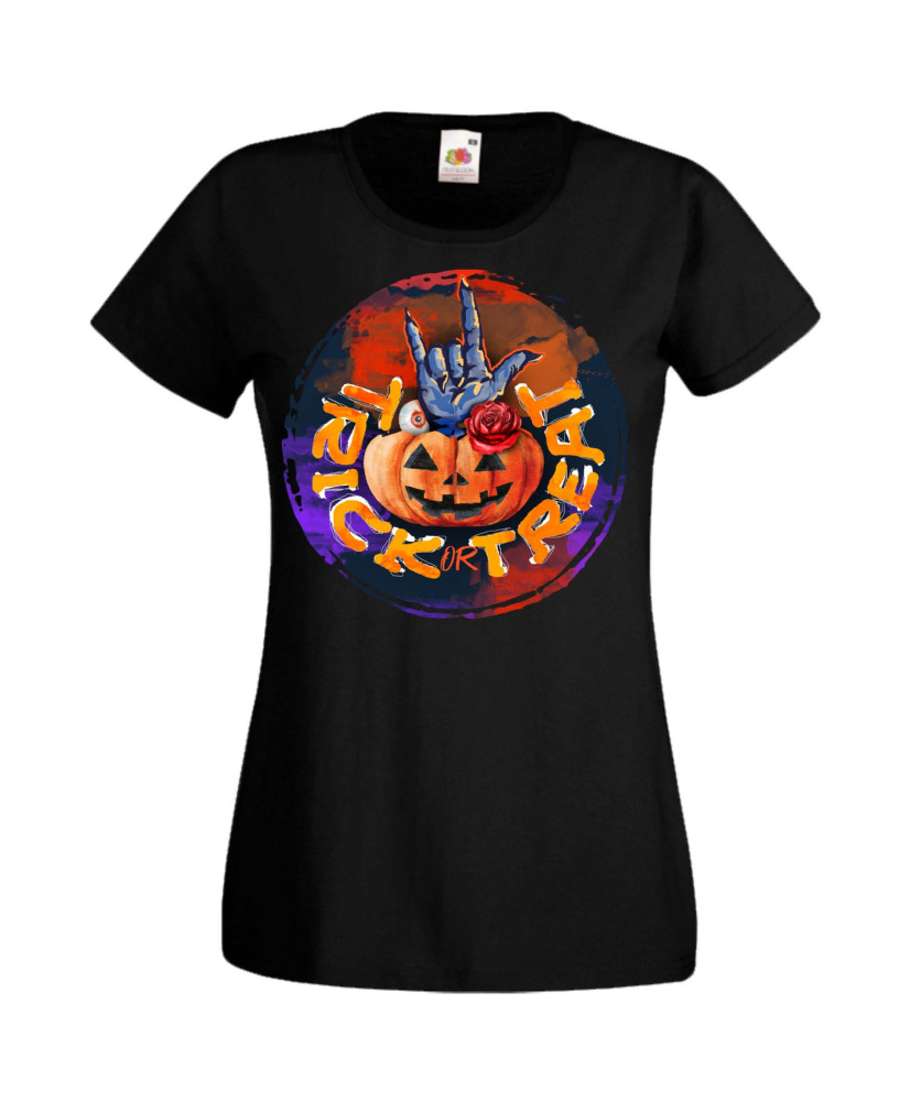 Дамска Тениска Хелоуин Вси Светии Halloween Halloween, October, Pumpkin, Spooky, Witch, Ghost, Candy, Trick Or Treat, Disguise, 