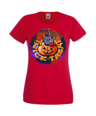 Дамска Тениска Хелоуин Вси Светии Halloween Halloween, October, Pumpkin, Spooky, Witch, Ghost, Candy, Trick Or Treat, Disguise, 