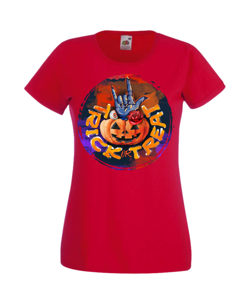 Дамска Тениска Хелоуин Вси Светии Halloween Halloween, October, Pumpkin, Spooky, Witch, Ghost, Candy, Trick Or Treat, Disguise, 
