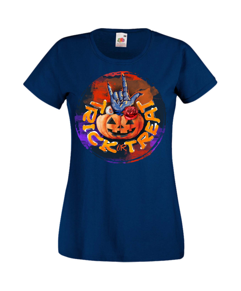 Дамска Тениска Хелоуин Вси Светии Halloween Halloween, October, Pumpkin, Spooky, Witch, Ghost, Candy, Trick Or Treat, Disguise, 