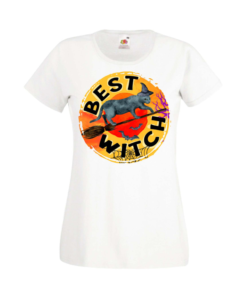 Дамска Тениска Хелоуин Вси Светии Halloween Halloween, October, Pumpkin, Spooky, Witch, Ghost, Candy, Trick Or Treat, Disguise, 