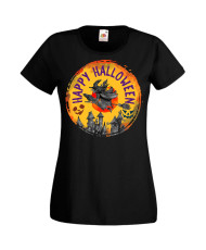 Дамска Тениска Хелоуин Вси Светии Halloween Halloween, October, Pumpkin, Spooky, Witch, Ghost, Candy, Trick Or Treat, Disguise, 