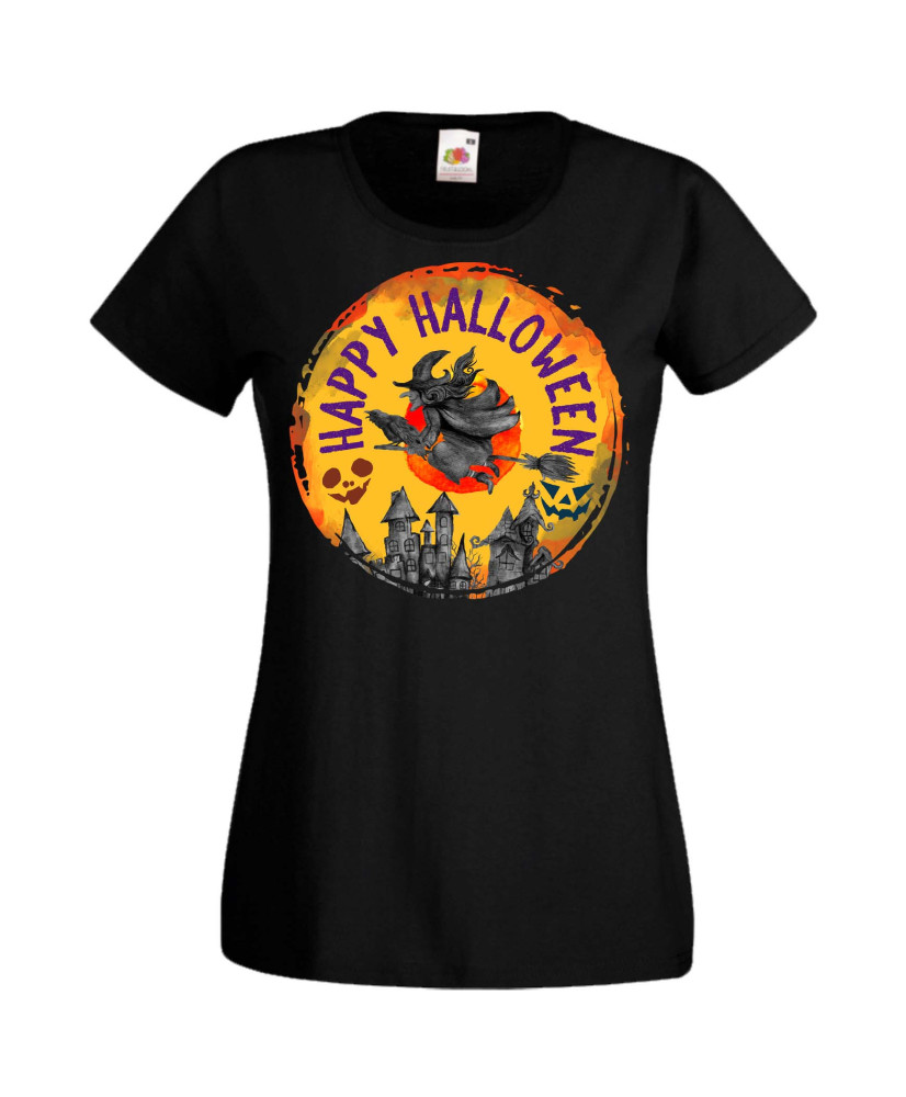 Дамска Тениска Хелоуин Вси Светии Halloween Halloween, October, Pumpkin, Spooky, Witch, Ghost, Candy, Trick Or Treat, Disguise, 