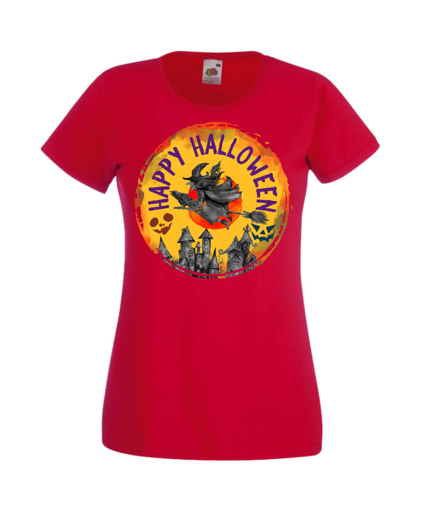 Дамска Тениска Хелоуин Вси Светии Halloween Halloween, October, Pumpkin, Spooky, Witch, Ghost, Candy, Trick Or Treat, Disguise, 