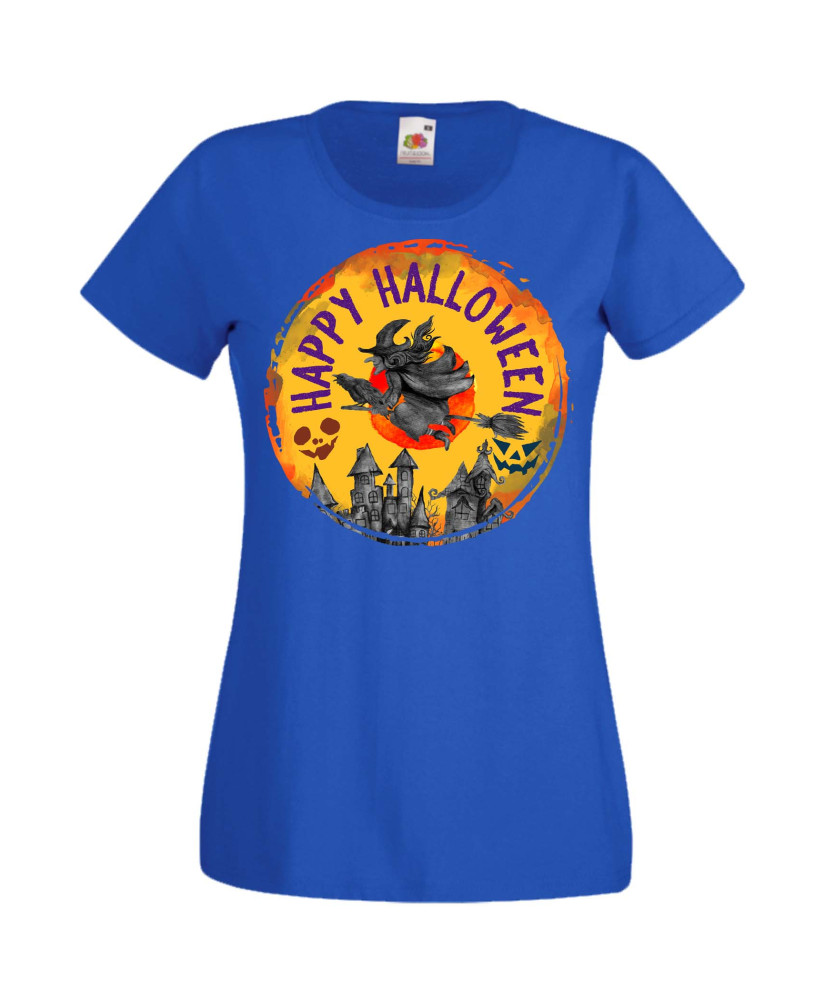 Дамска Тениска Хелоуин Вси Светии Halloween Halloween, October, Pumpkin, Spooky, Witch, Ghost, Candy, Trick Or Treat, Disguise, 