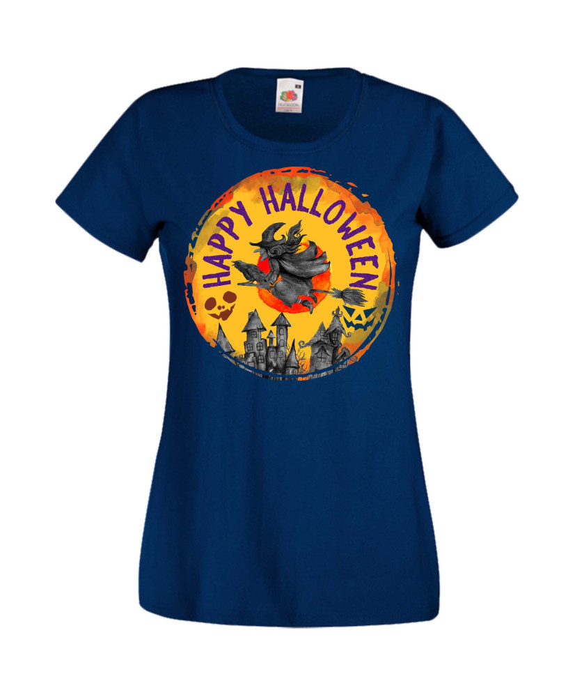Дамска Тениска Хелоуин Вси Светии Halloween Halloween, October, Pumpkin, Spooky, Witch, Ghost, Candy, Trick Or Treat, Disguise, 