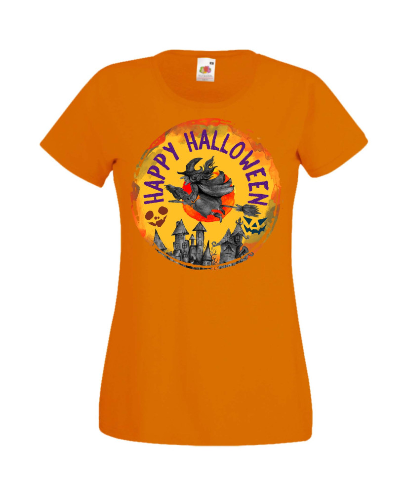 Дамска Тениска Хелоуин Вси Светии Halloween Halloween, October, Pumpkin, Spooky, Witch, Ghost, Candy, Trick Or Treat, Disguise, 