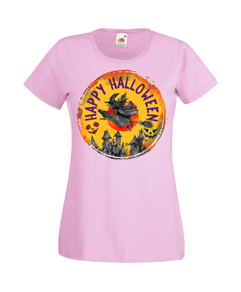 Дамска Тениска Хелоуин Вси Светии Halloween Halloween, October, Pumpkin, Spooky, Witch, Ghost, Candy, Trick Or Treat, Disguise, 