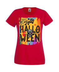 Дамска Тениска Хелоуин Вси Светии Halloween Halloween, October, Pumpkin, Spooky, Witch, Ghost, Candy, Trick Or Treat, Disguise, 