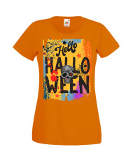 Дамска Тениска Хелоуин Вси Светии Halloween Halloween, October, Pumpkin, Spooky, Witch, Ghost, Candy, Trick Or Treat, Disguise, 