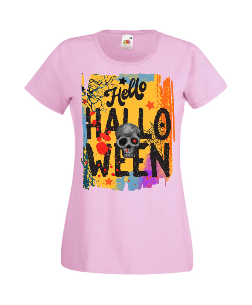 Дамска Тениска Хелоуин Вси Светии Halloween Halloween, October, Pumpkin, Spooky, Witch, Ghost, Candy, Trick Or Treat, Disguise, 