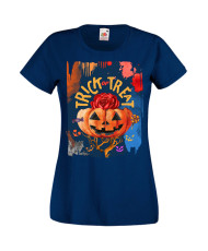 Дамска Тениска Хелоуин Вси Светии Halloween Halloween, October, Pumpkin, Spooky, Witch, Ghost, Candy, Trick Or Treat, Disguise, 