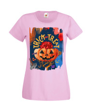Дамска Тениска Хелоуин Вси Светии Halloween Halloween, October, Pumpkin, Spooky, Witch, Ghost, Candy, Trick Or Treat, Disguise, 
