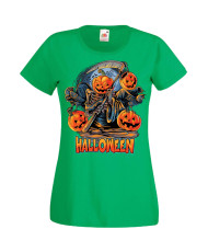 Дамска Тениска Хелоуин Вси Светии Halloween Halloween, October, Pumpkin, Spooky, Witch, Ghost, Candy, Trick Or Treat, Disguise, 